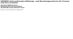 Desktop Screenshot of hinbun.de